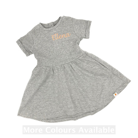 Pumpkin Kids Personalised Cotton Dress