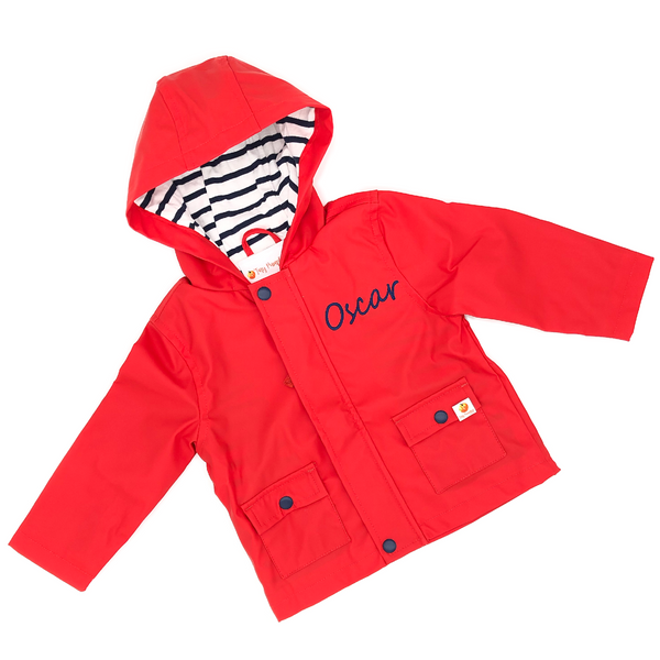 Pumpkin Kids Personalised Rain Jacket